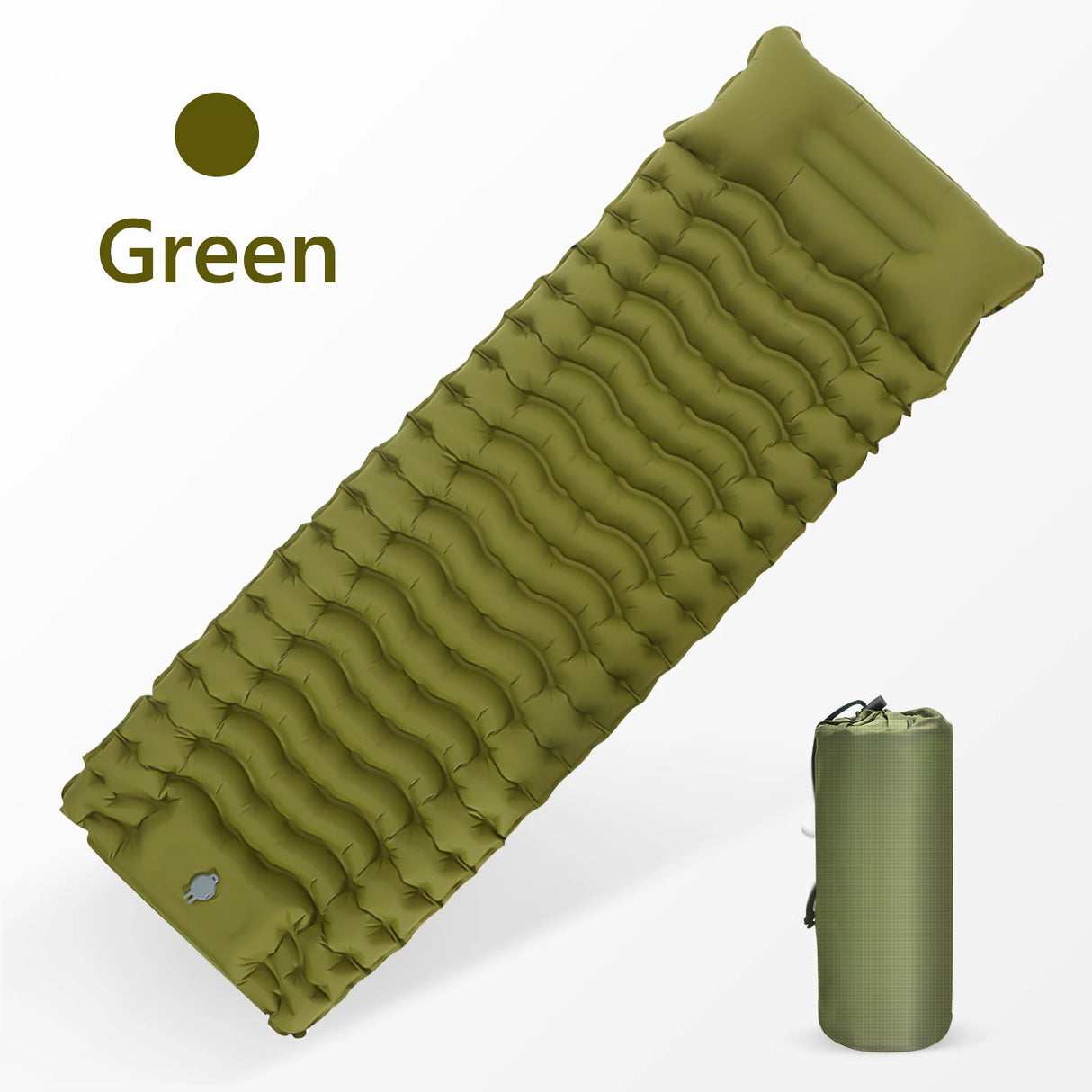 Single Camping Mattress Ultralight Inflatable Built-in Air Pump outdoor equipment