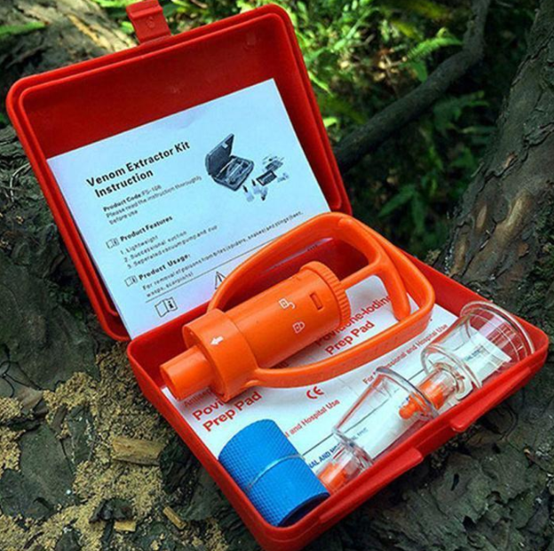Snake Bite - Bee Sting - Venom Extractor Suction Kit Health