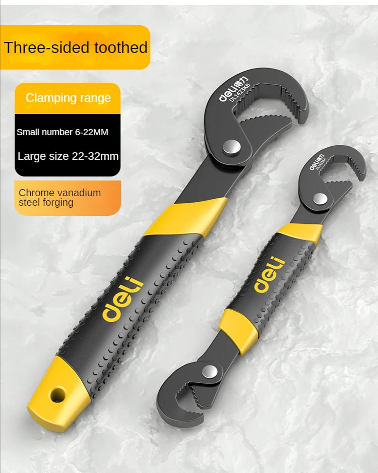 Snap N Grip 14-30 & 30-60mm Universal Open End Spanner tools