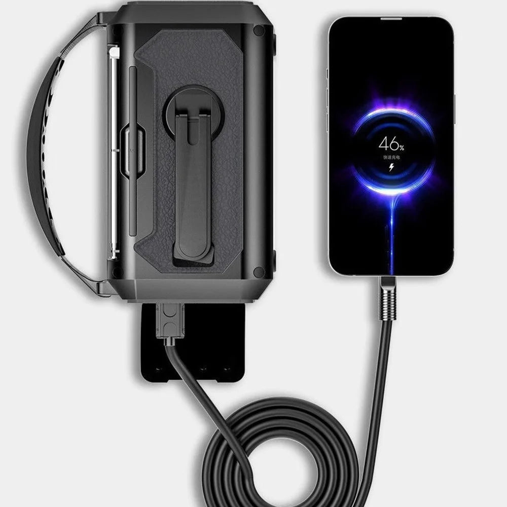 Solar 12000mAh Emergency Radio Charger AM/FM Hand Crank solar power