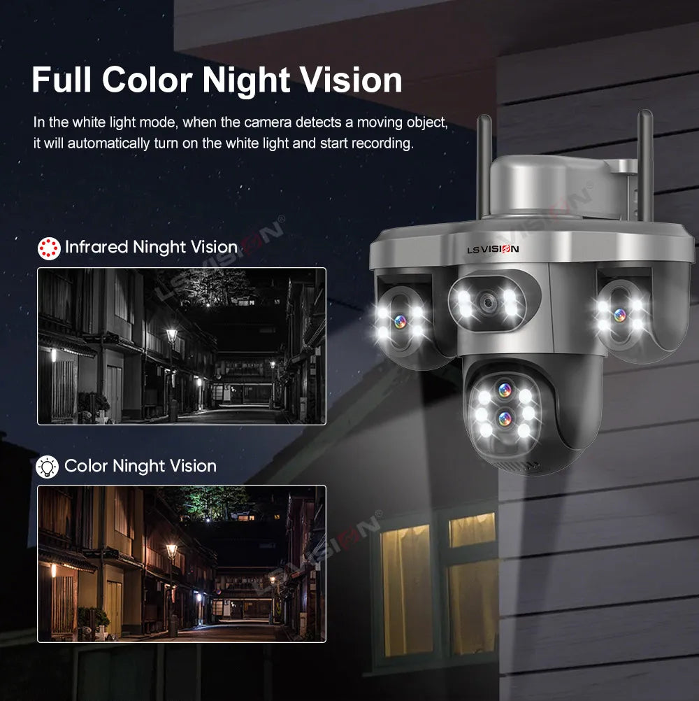Solar Security Camera WI-FI Auto Tracking Security & Safety