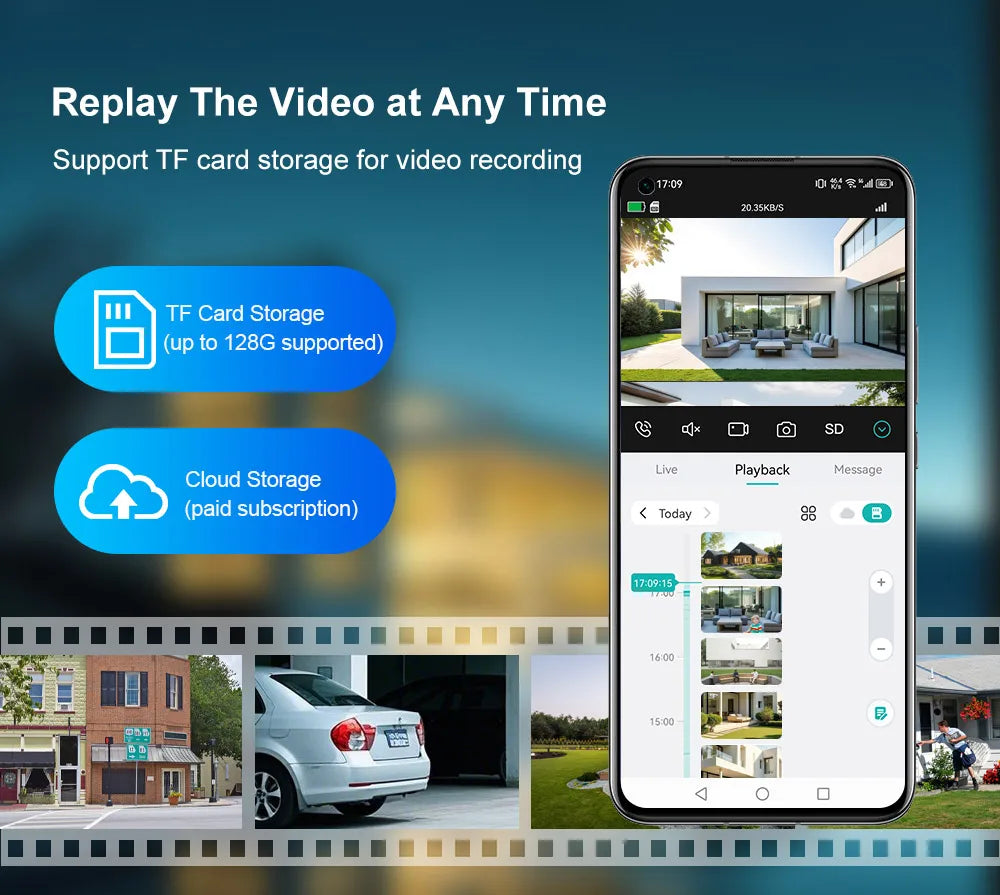 Solar Security Camera WI-FI Auto Tracking Security & Safety