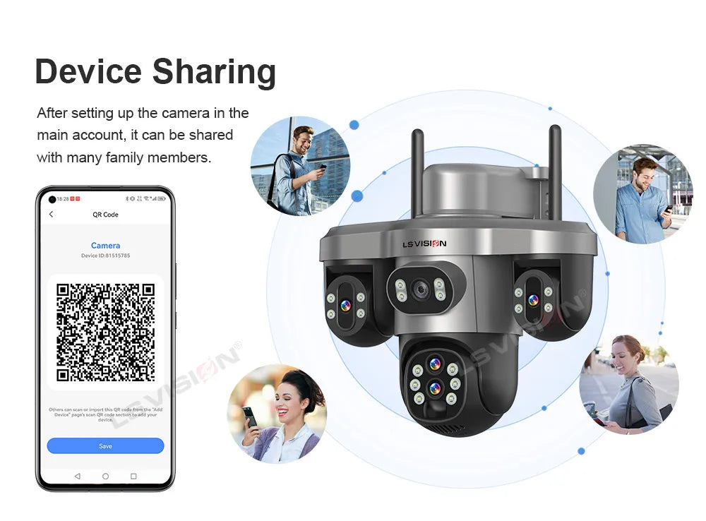 Solar Security Camera WI-FI Auto Tracking Security & Safety