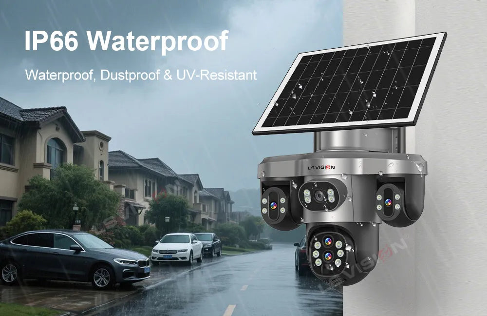 Solar Security Camera WI-FI Auto Tracking Security & Safety