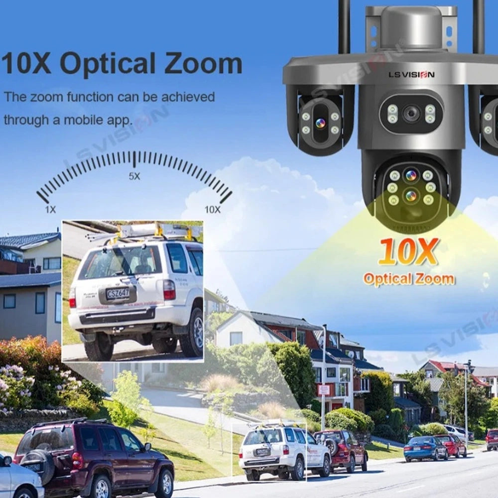 Solar Security Camera WI-FI Auto Tracking Security & Safety