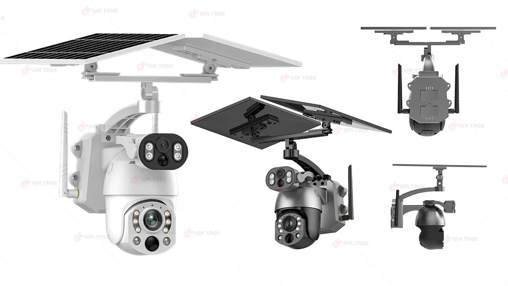 Solar Security Camera WIFI Human Tracking 50X Optical Zoom security systems