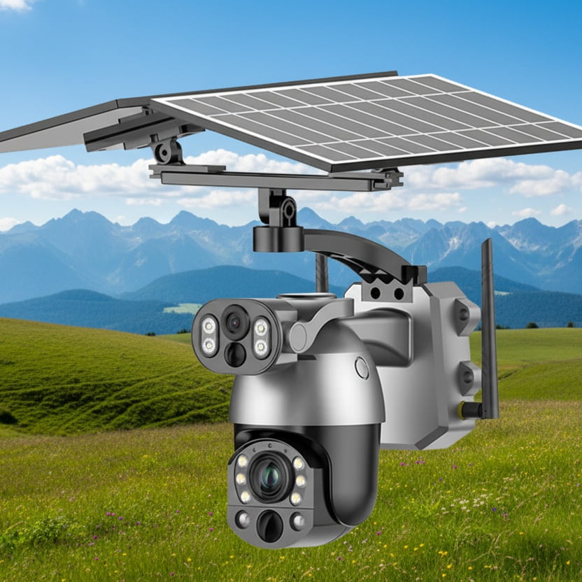 Solar Security Camera WIFI Human Tracking 50X Optical Zoom security systems
