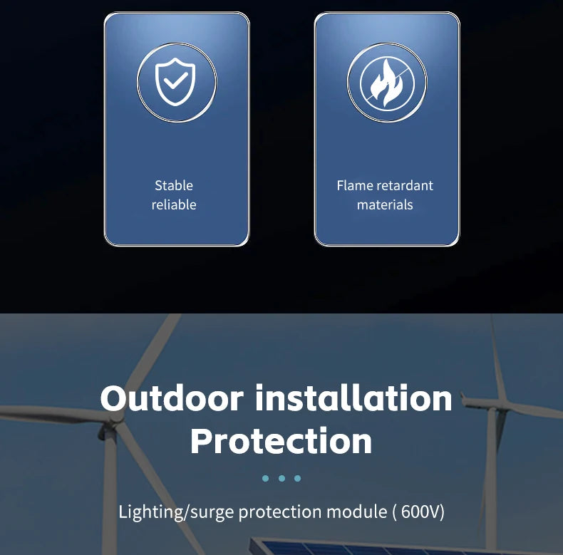 Solar photovoltaic PV Combiner Box With Lightning Protection 2 in 1 out electrical supplys