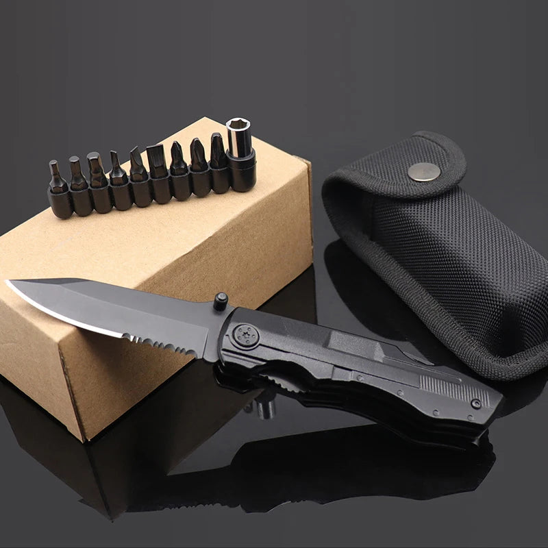 Stainless Steel 18 in 1 Multi Tool Knife Aluminum Handle tools
