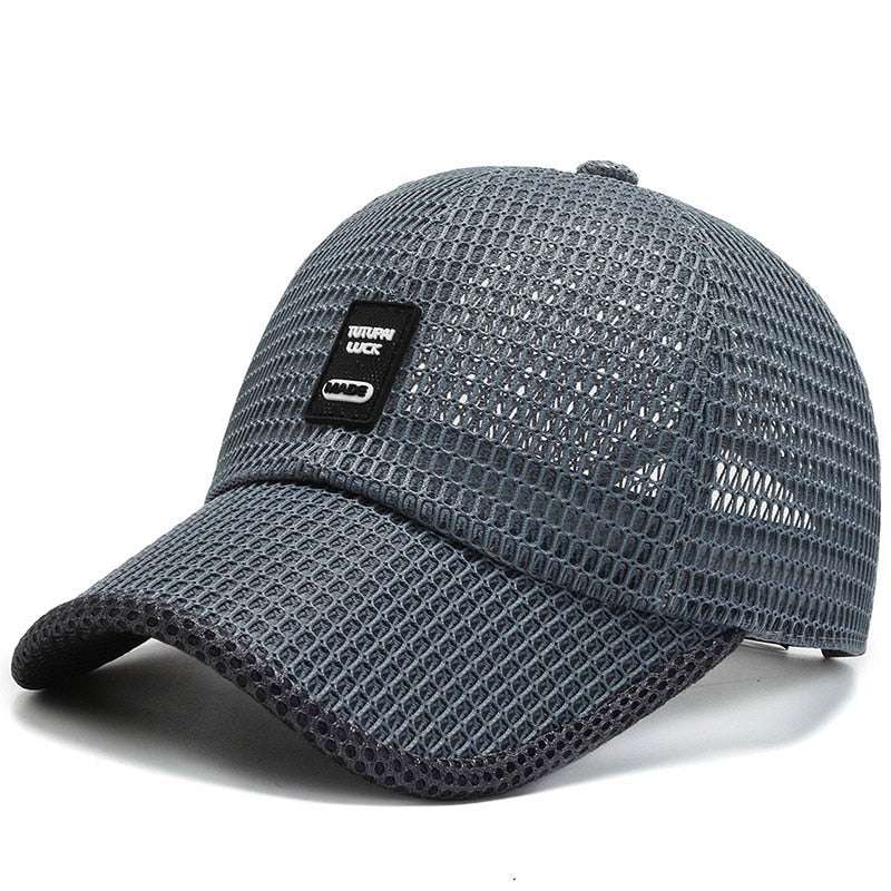 Summer Women Men Mesh Baseball Cap hats