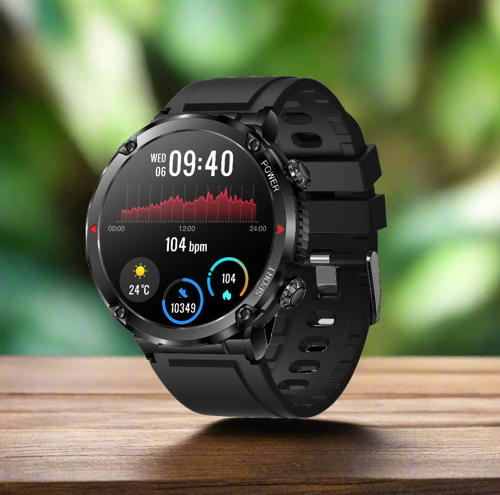 T30 Smart Watch AMOLED Display Outdoor Bluetooth Watchs