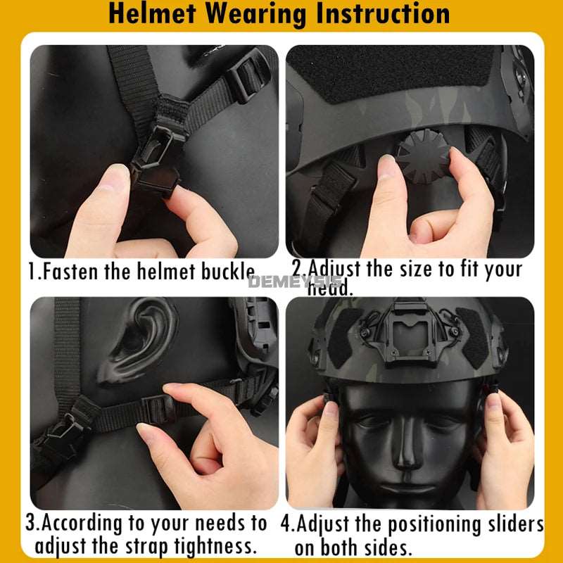 Tactical Active Sports Safety Helmet Helmets & Packs