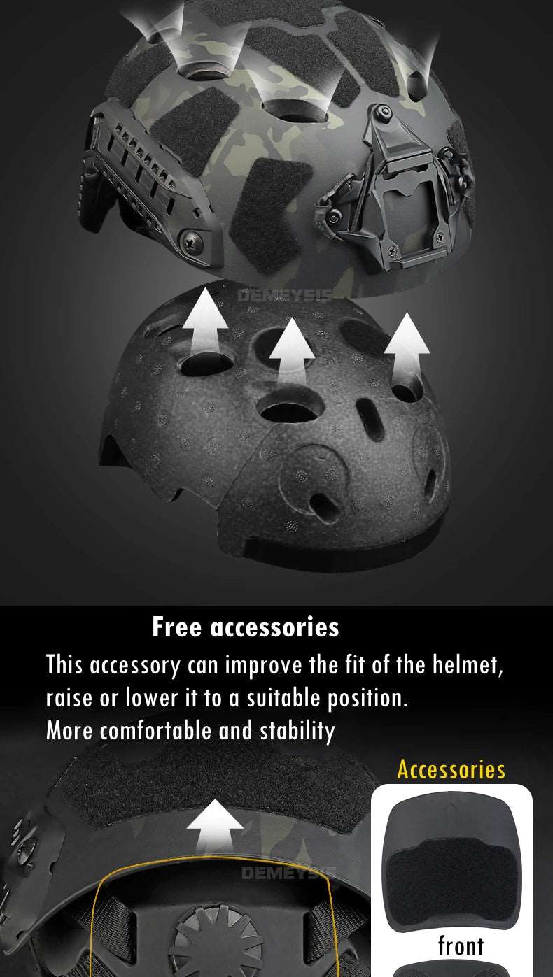 Tactical Active Sports Safety Helmet Helmets & Packs