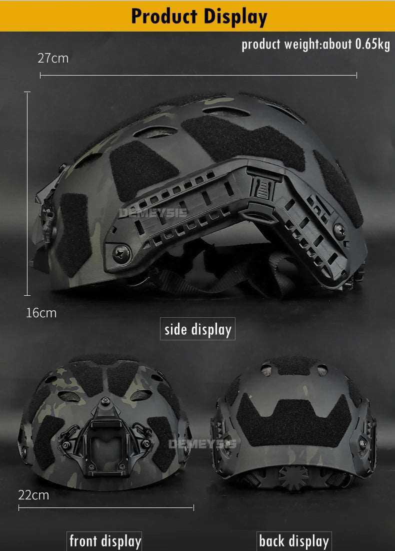 Tactical Active Sports Safety Helmet Helmets & Packs