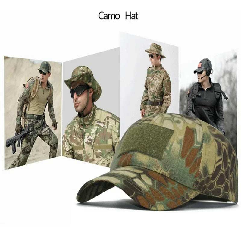 Tactical Camo Hat 12 designs Baseball Cap Hats