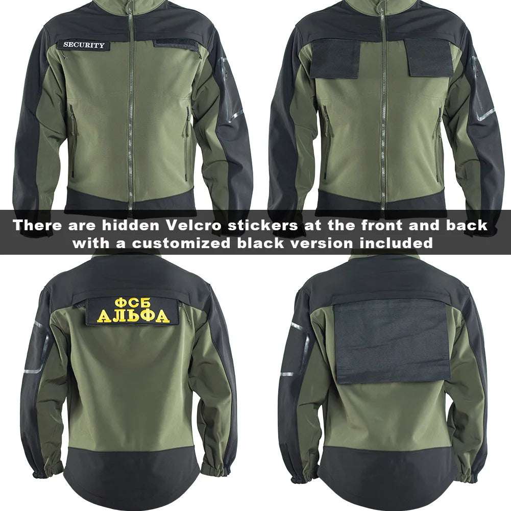 Tactical Fleece Jacket Waterproof Softshell Windbreaker Jackets