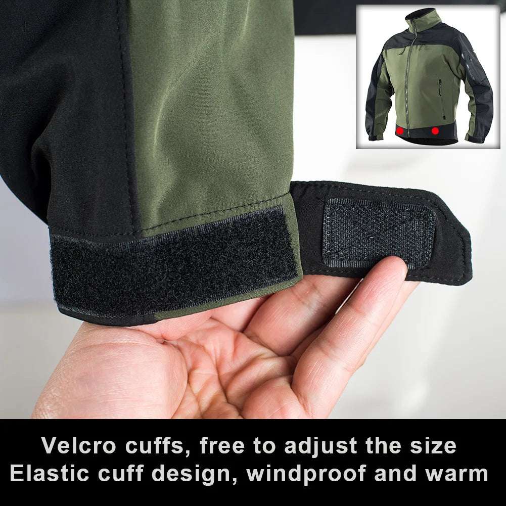 Tactical Fleece Jacket Waterproof Softshell Windbreaker Jackets