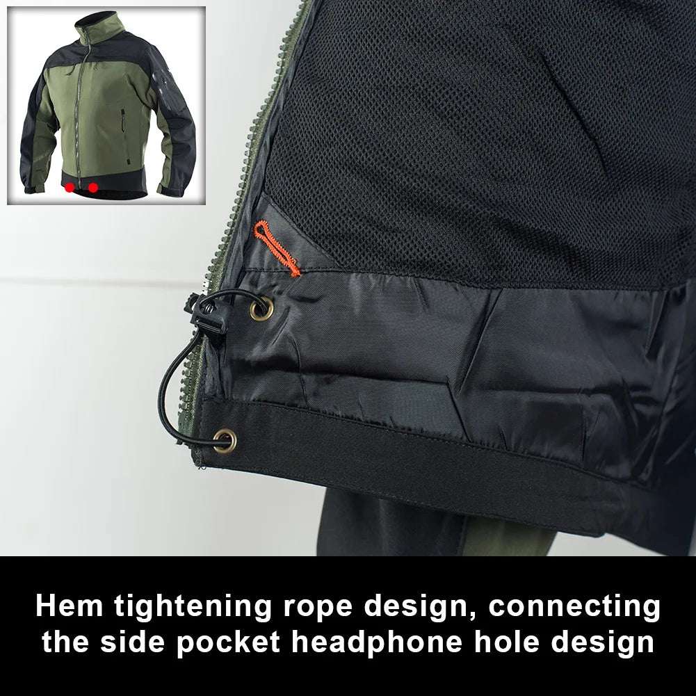 Tactical Fleece Jacket Waterproof Softshell Windbreaker Jackets