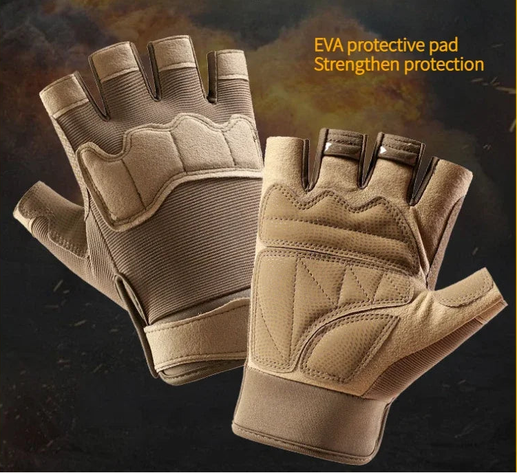 Tactical Gloves Half Finger Outdoor Mountaineering Cycling Wear-resistant Breathable gloves