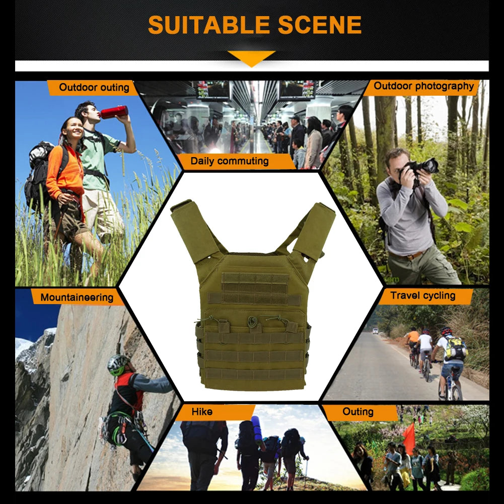 Tactical Lightweight Molle Carrier Equipment Vest vest