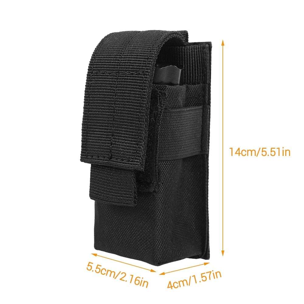 Tactical Pouch Torch Knife Holster Molle Accessories