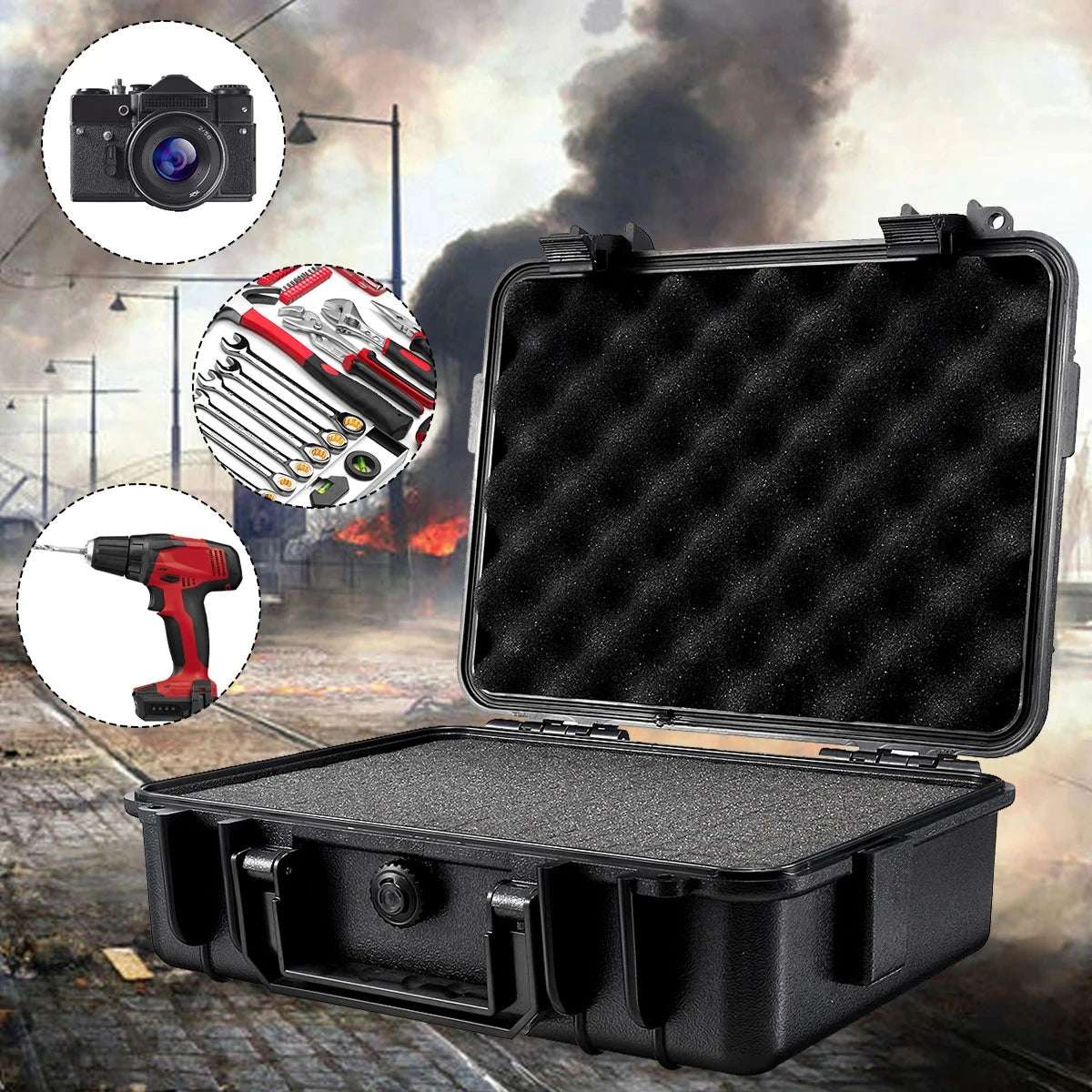 Tactical Shockproof Waterproof Hard Case accessories