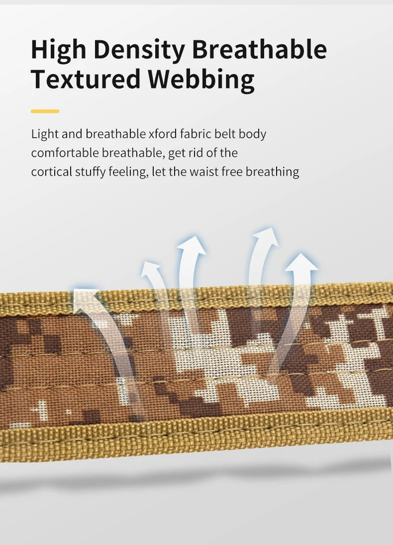 Unisex 130cm Canvas Belt-Quick-Release Outdoor Clothing