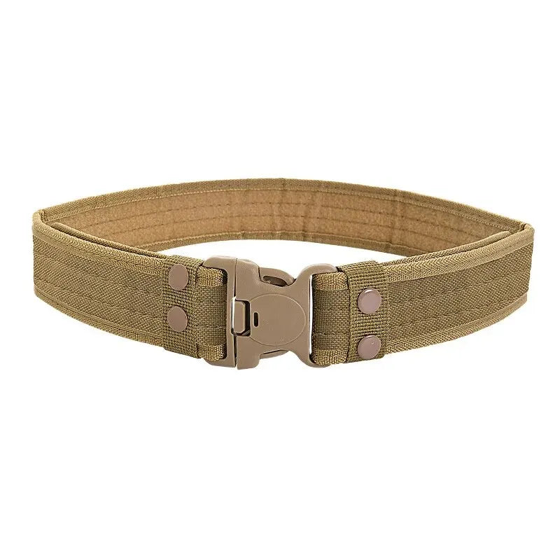Unisex 130cm Canvas Belt-Quick-Release Outdoor Clothing