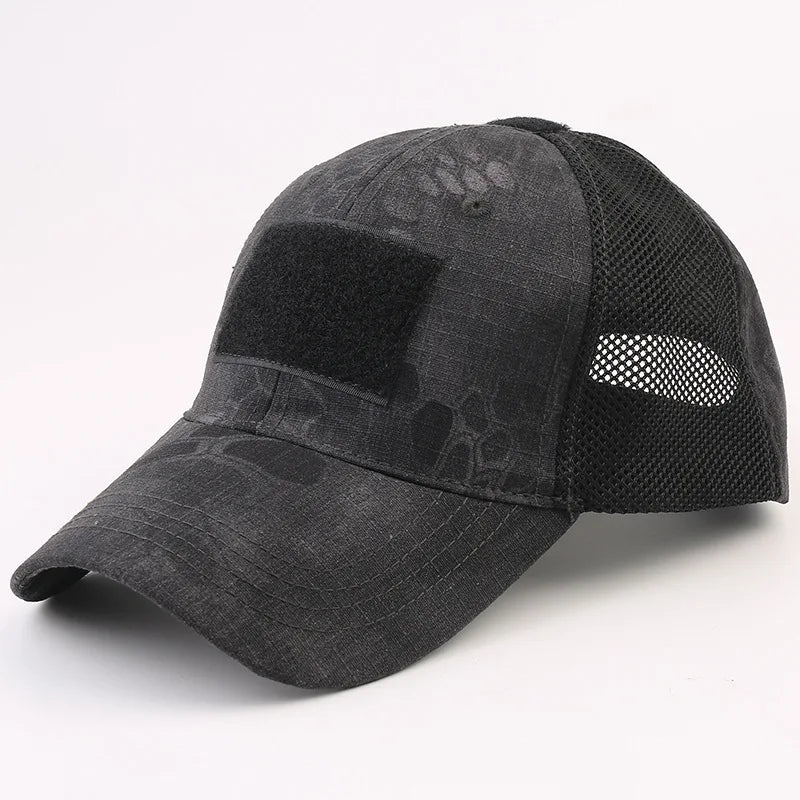 Unisex Tactical Breathable Half Mesh Cap 12 Designs tactical hats