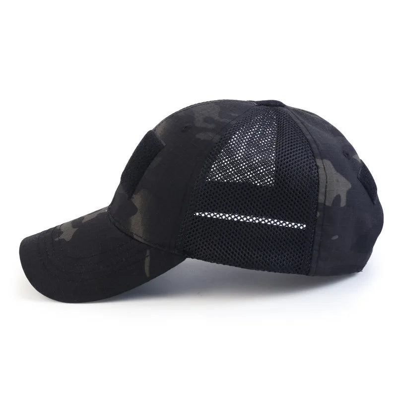 Unisex Tactical Breathable Half Mesh Cap 12 Designs tactical hats