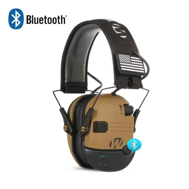 Walker Bluetooth Voice Amp Noise Reduction Hearing Protection Ear Muffs Hi-Vis & Safety