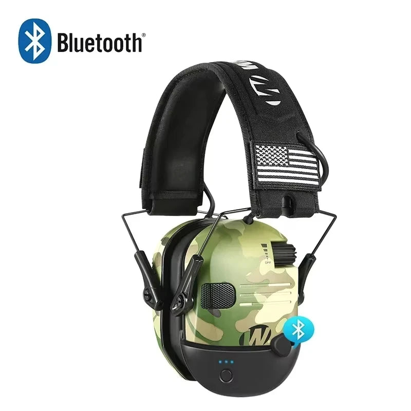 Walker Bluetooth Voice Amp Noise Reduction Hearing Protection Ear Muffs Hi-Vis & Safety