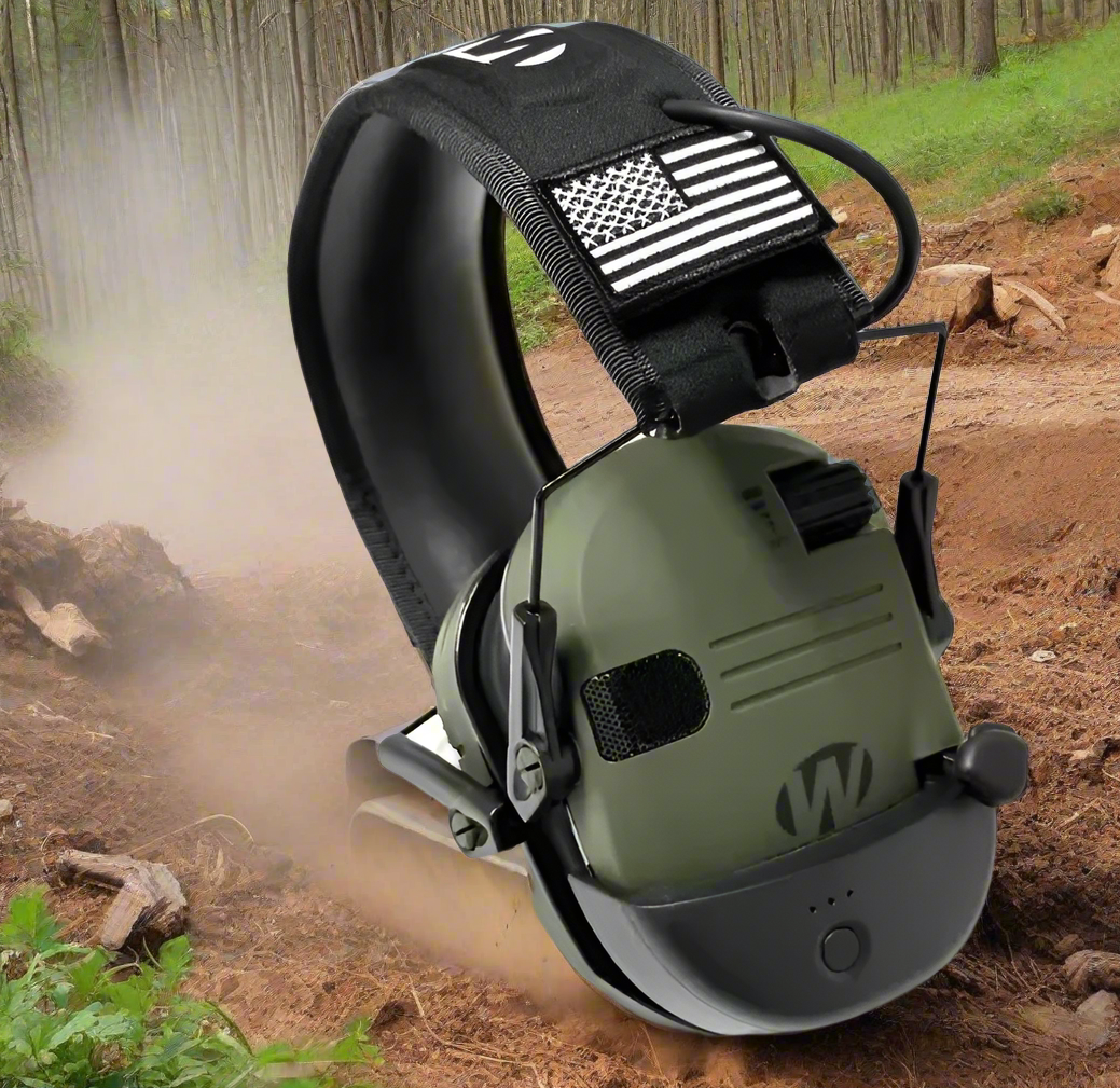Walker Bluetooth Voice Amp Noise Reduction Hearing Protection Ear Muffs Hi-Vis & Safety