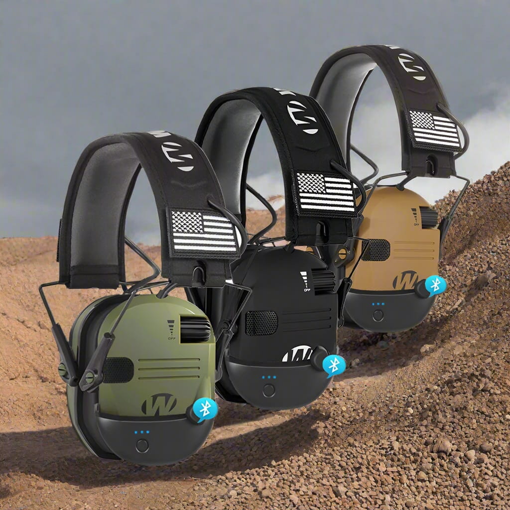 Walker Bluetooth Voice Amp Noise Reduction Hearing Protection Ear Muffs Hi-Vis & Safety