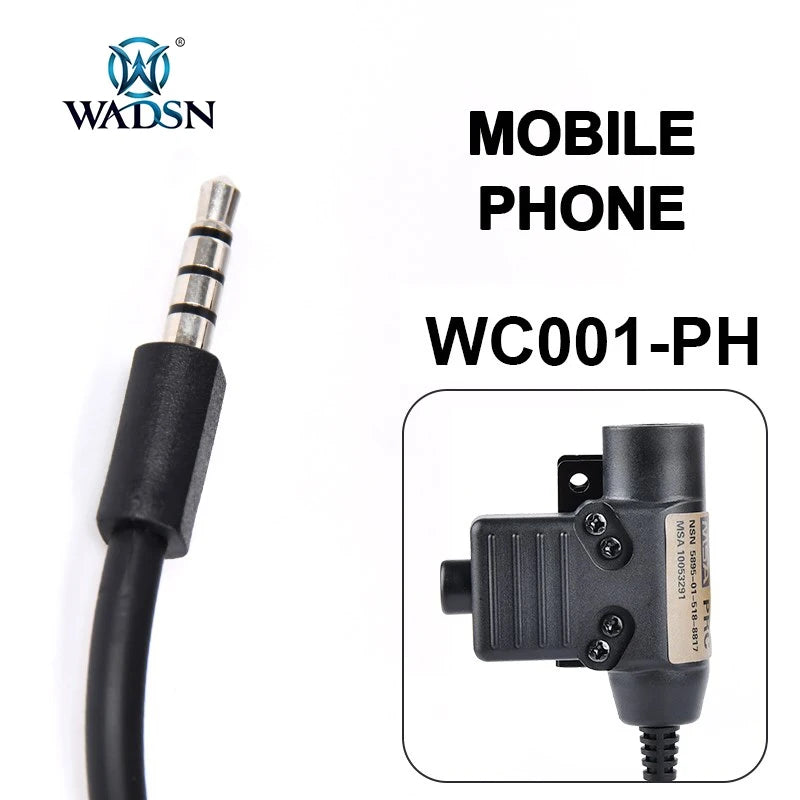 Walker U94 PTT 7.0 Plug Headset Adapters Eyes Ears & Hands