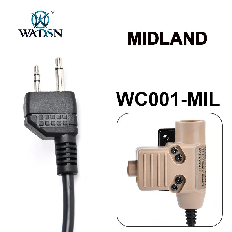 Walker U94 PTT 7.0 Plug Headset Adapters Eyes Ears & Hands