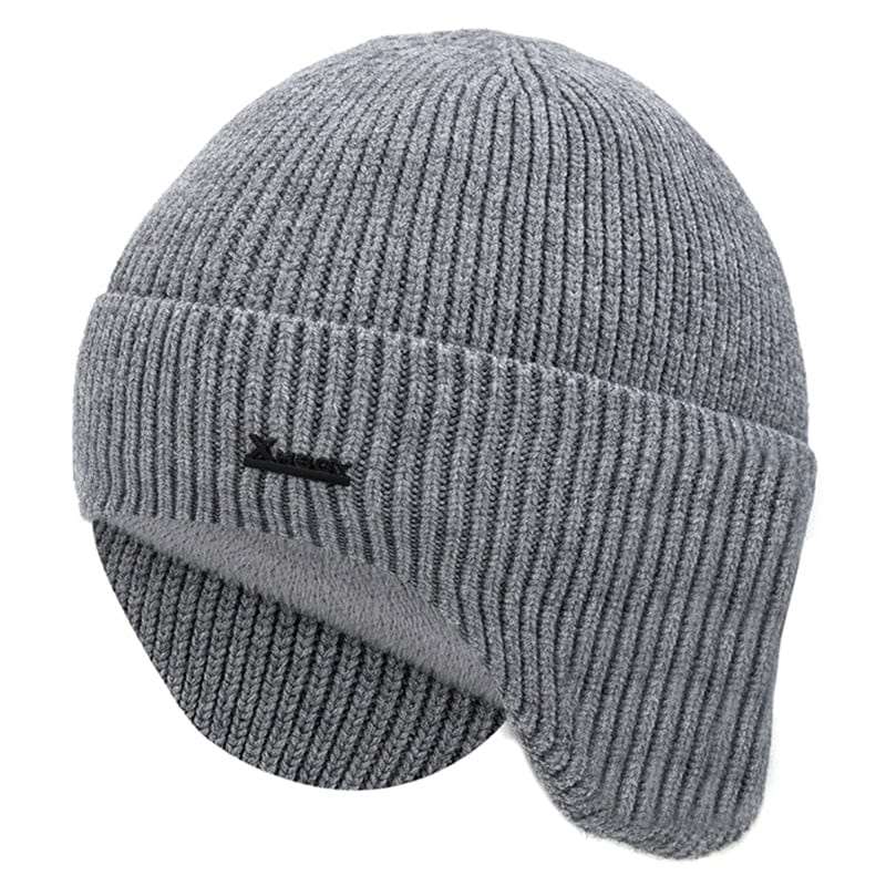 Warm up Wool Beanie with Earflaps Thermal & Wool Beanies