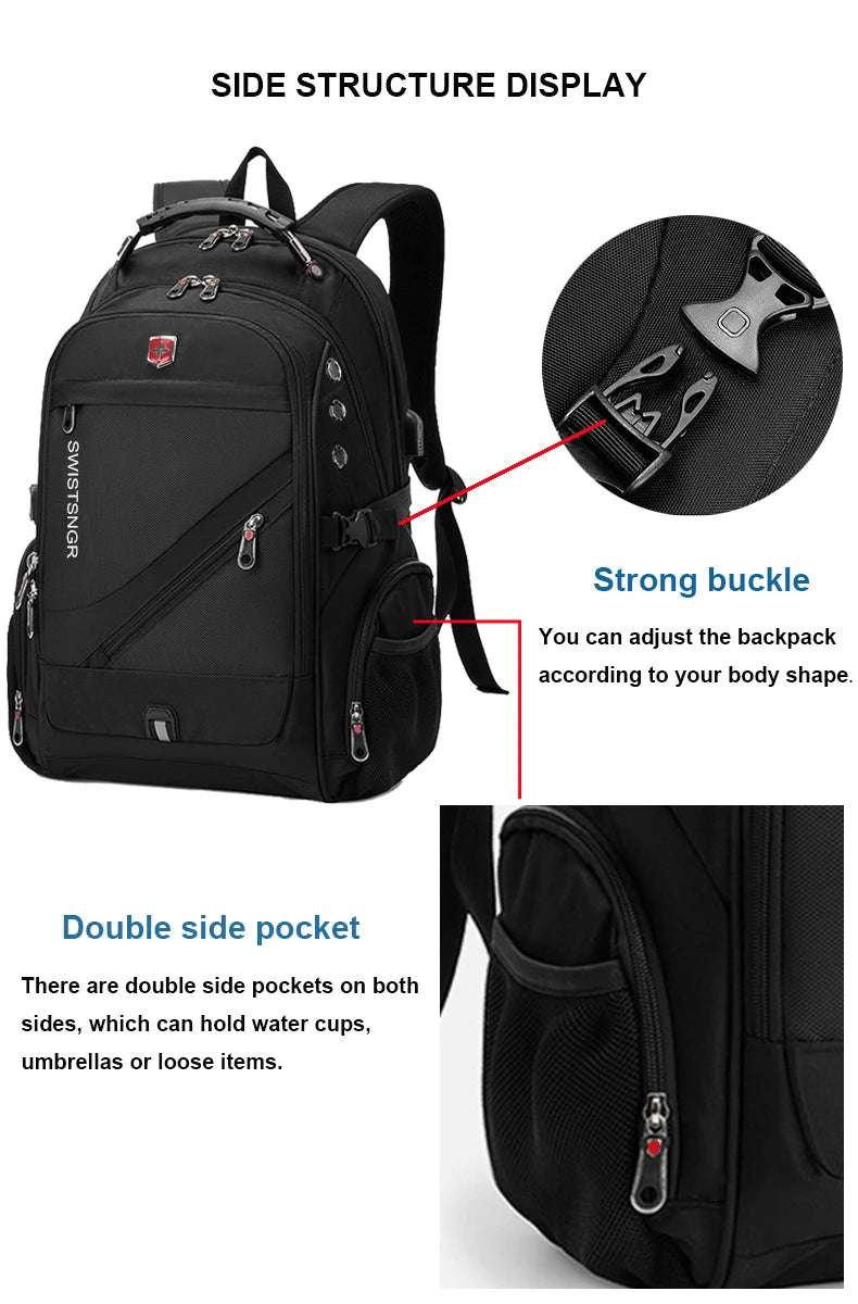 Waterproof 17/20 Inch Laptop Backpack Anti theft BackPacks