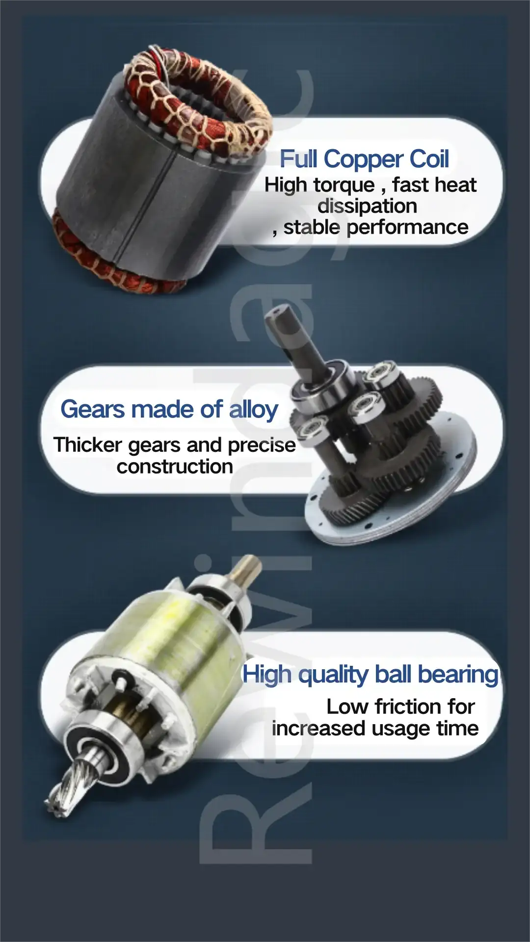 Wind Turbine Permanant Electro-Magnetic Dynamo 12V 24V 48V electrical supplys