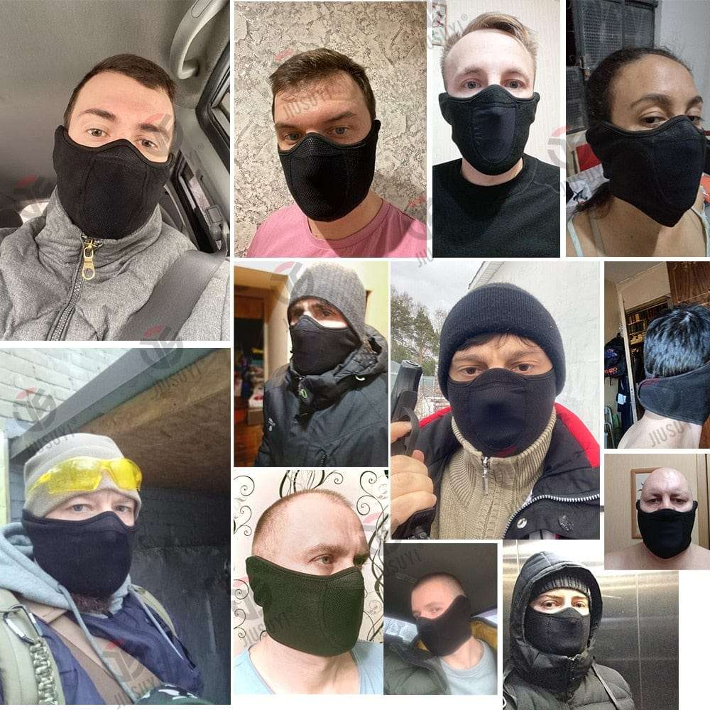 Winter Thermal Fleece Balaclava Full Face Mask tactical hats