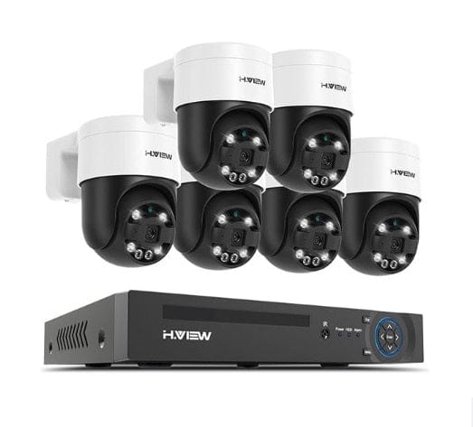 H.View AI Human Detect Security Camera Security Cameras BushLine None 5MP 4PCS Cameras