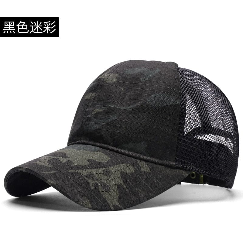 Outdoors light & thin Camo vented Caps tactical caps BushLine