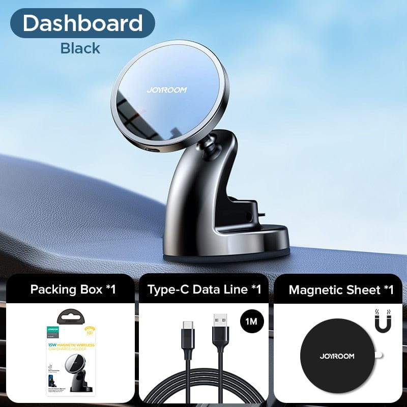 15W Magnetic Car Phone Holder Wireless Charger wifi & wireless