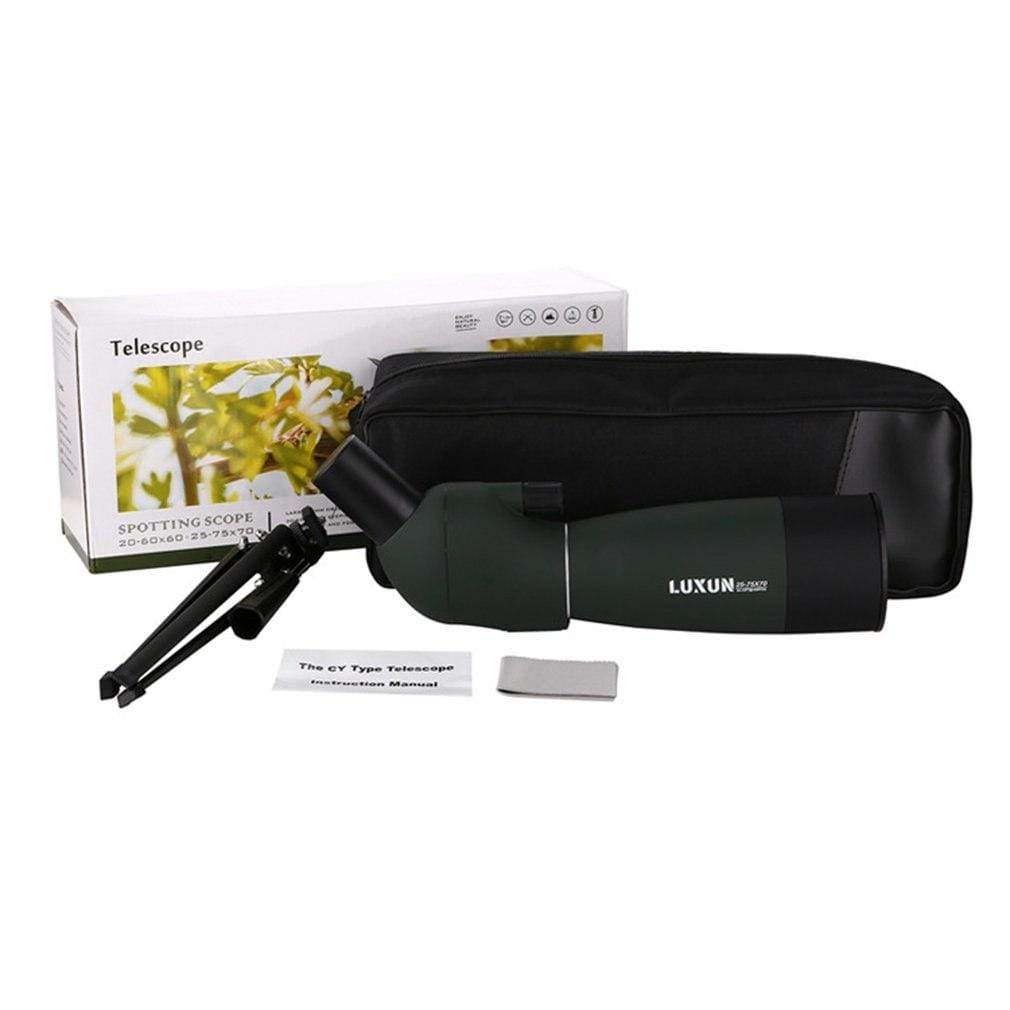20-60x60 & 25-75x70 Spotting Monocular Telescope Optics