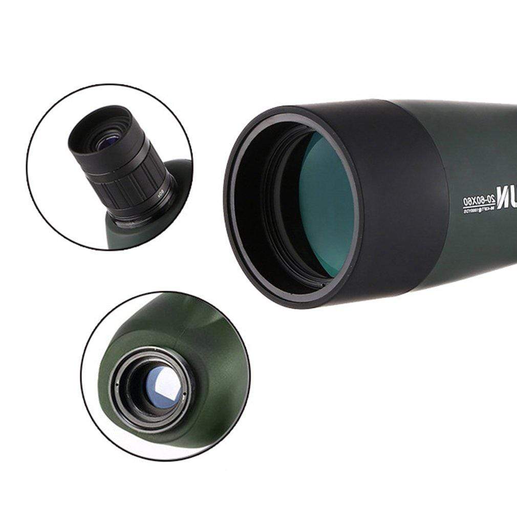 20-60x60 & 25-75x70 Spotting Monocular Telescope Optics