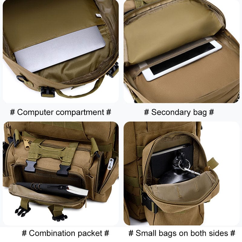 55L-70L Molle Tactical Backpack 4in1 BackPacks