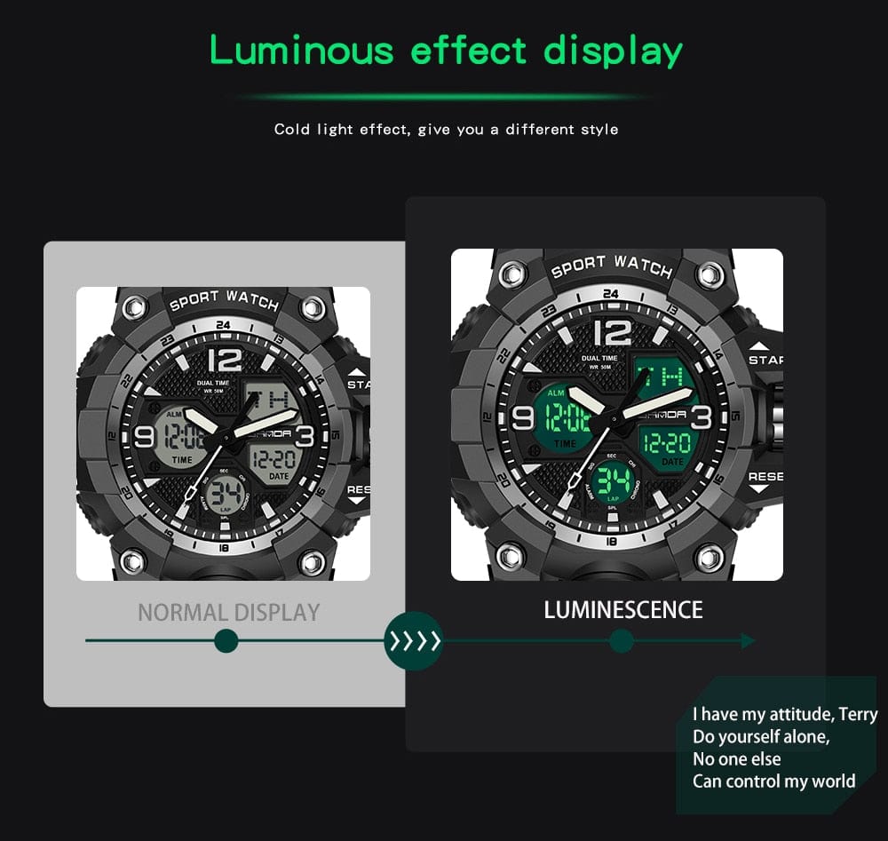 6030 Sports Military Quartz Watch Watchs