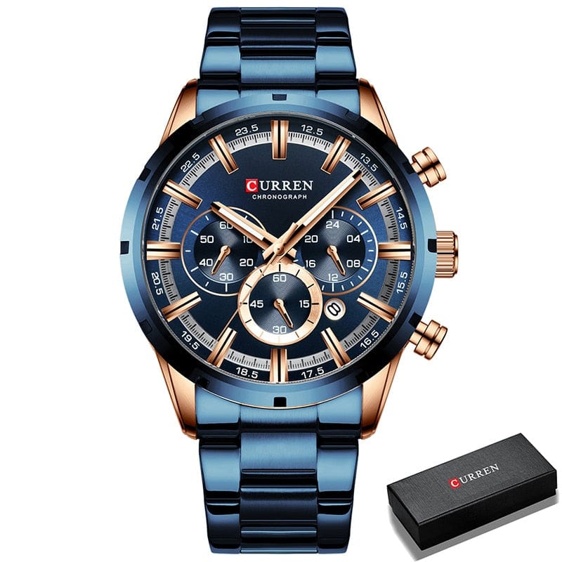 CURREN 8355 Luxury Sports Quartz Waterproof Watchs