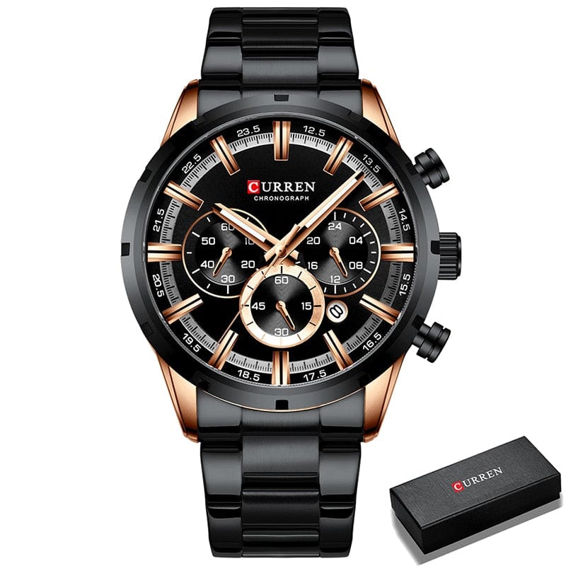 CURREN 8355 Luxury Sports Quartz Waterproof Watchs