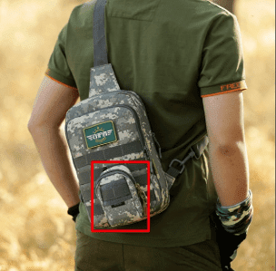 Camera Utility Pouch Molle Belt or Bag Helmet & Pack Accessories